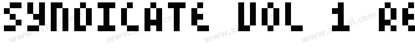 Syndicate vol 1 Regu字体转换